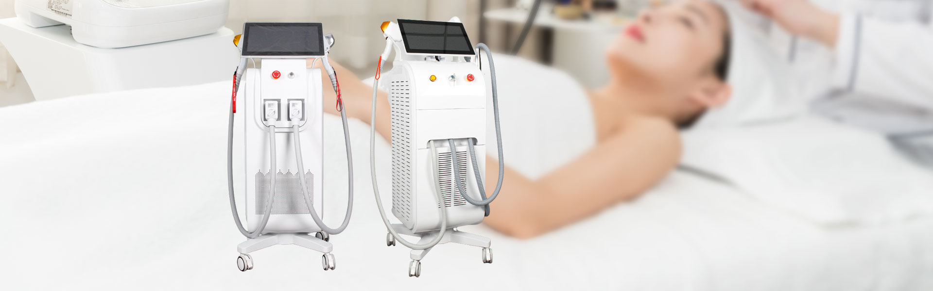 Laser aesthetic devices in a treatment room