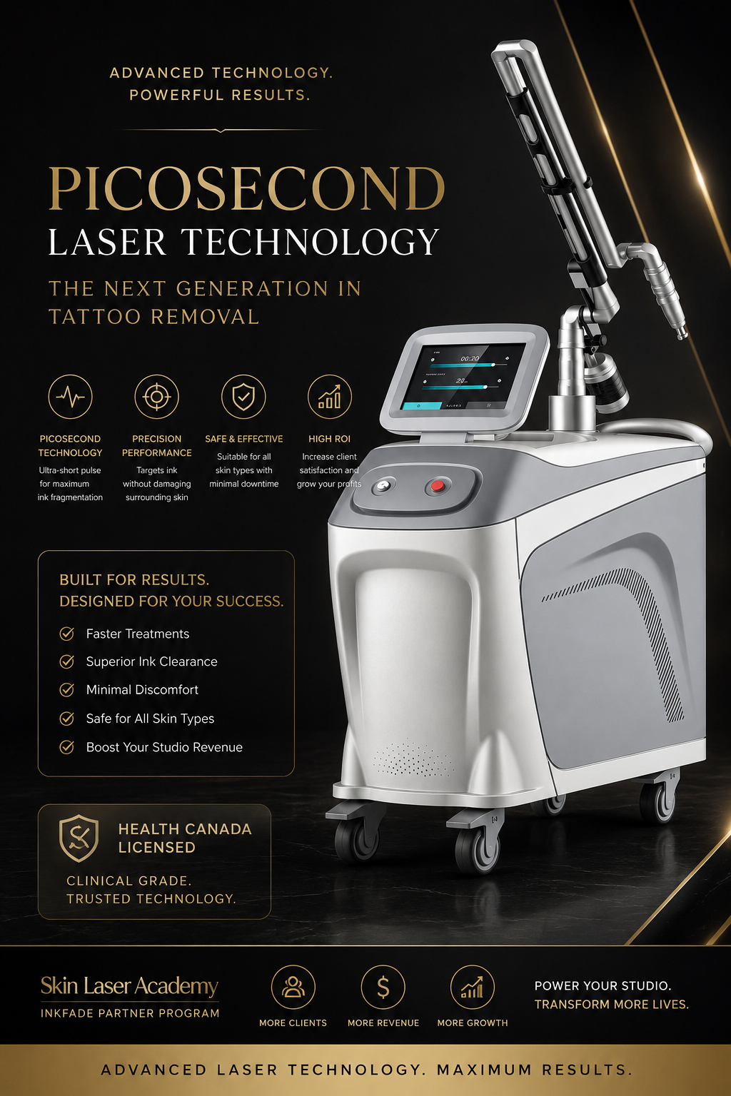Laser machine flyer